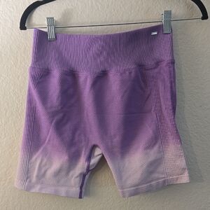 PINK Victoria's Secret Lavender Ombre Bike Shorts